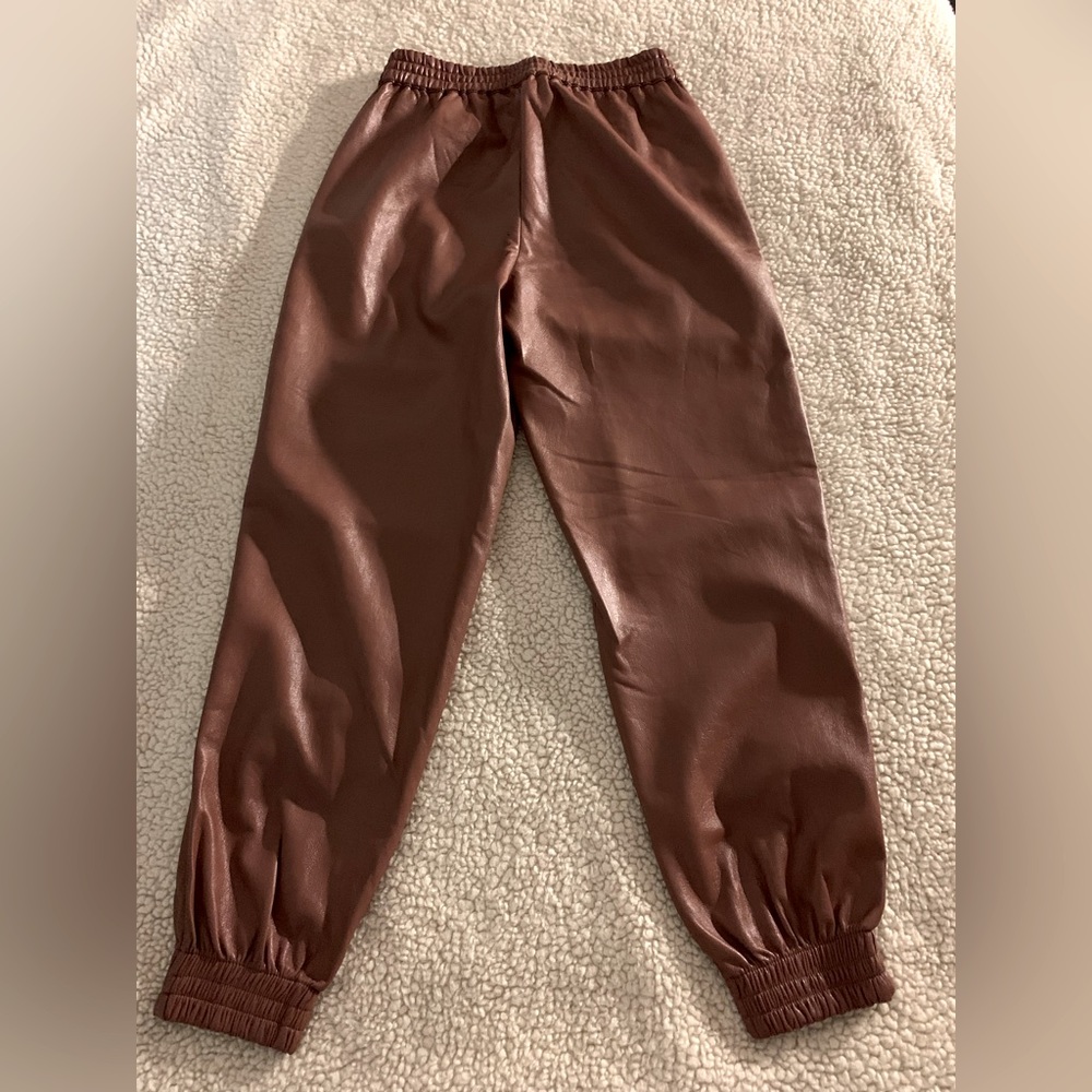 Aritzia Babaton Zedel XS Leather Jogger - Picture 2 of 3